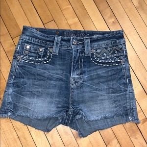 Denim shorts